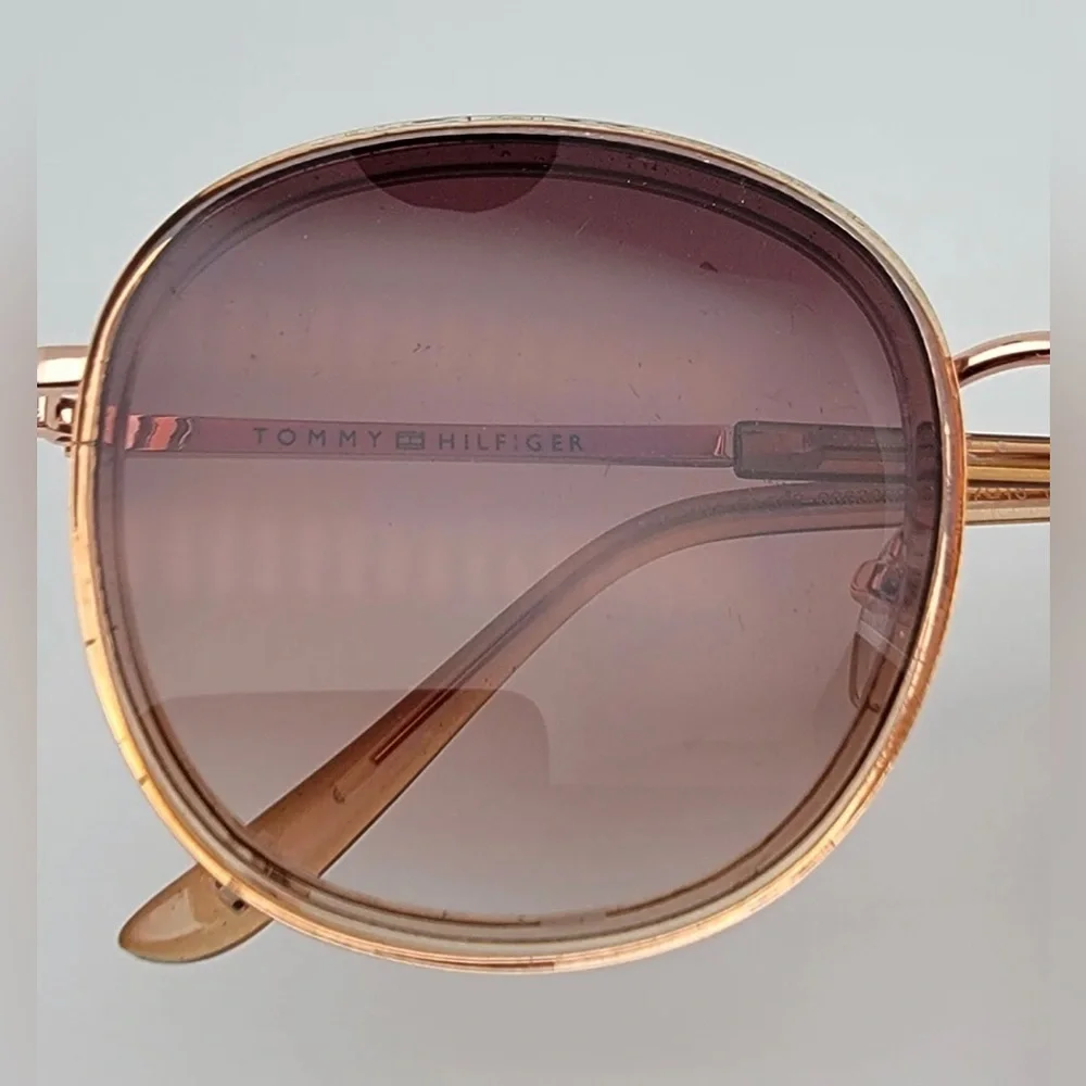 Tommy Hilfiger May‎ WM OL502 0063262011 Rose Gold Brown Gradient Lens Sunglasses